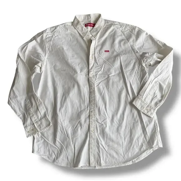 Supreme | Shirts | Supreme Small Box Shirt White Sz Xl